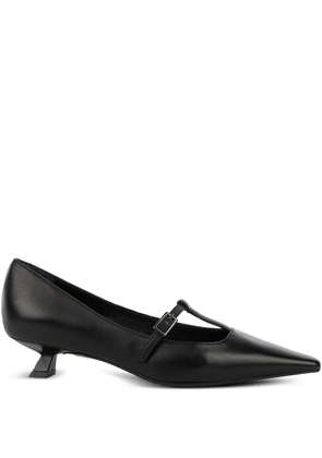 Chantal T-strap pointed toe pumps - Black