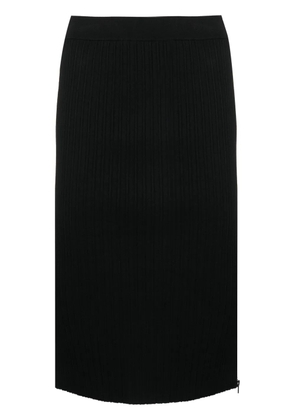 TOM FORD ribbed silk-blend pencil skirt - Black