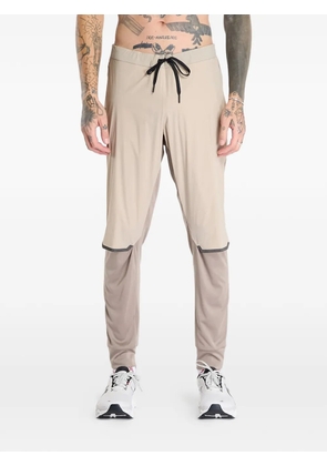 On Weather two-tone trousers - Neutrals