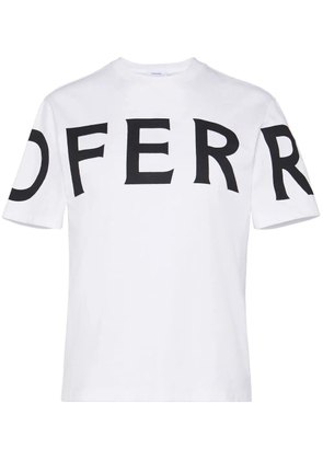 Ferragamo logo-print cotton T-shirt - White