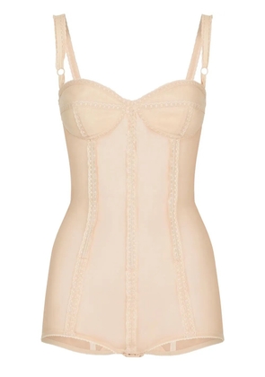 Dolce & Gabbana KIM DOLCE&GABBANA bustier bodysuit - Neutrals