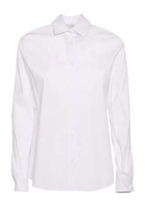 Mazzarelli long-sleeve collared shirt - White