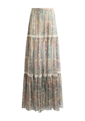 ETRO paisley-print maxi skirt - Neutrals