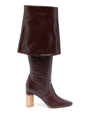 Chloé 85mm Georgia boots - Red