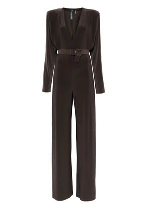 Norma Kamali Dolman jumpsuit - Brown