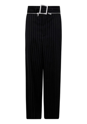 Jean Paul Gaultier striped trousers - Black
