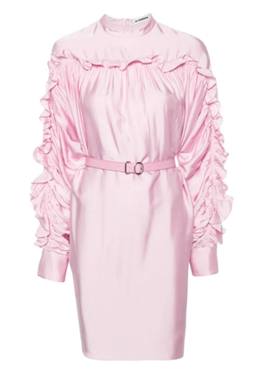 Jil Sander 129 satin midi dress - Pink
