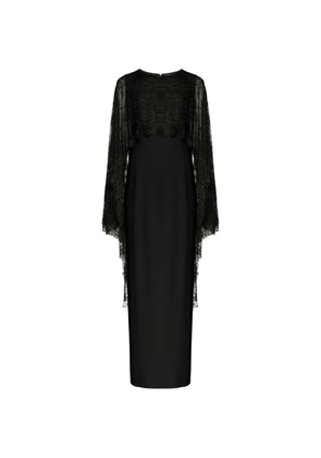 Lethicia Bronstein cape-style maxi dress - Black