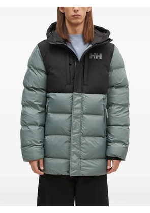 Helly Hansen hooded logo padded jacket - Grey