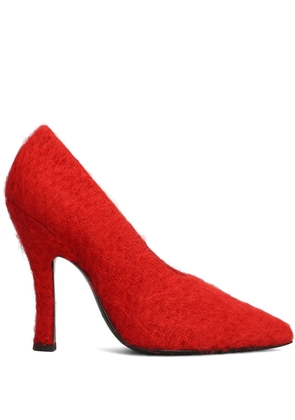 Magda Butrym 115mm loomed pointed pumps - Red