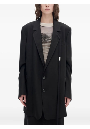 Ann Demeulemeester Agnes single-breasted blazer - Black