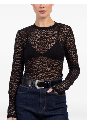 Ulla Johnson long-sleeve lace top - Black