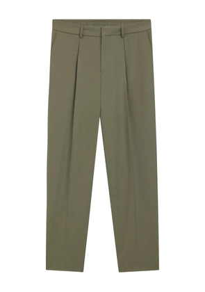 BOSS pleated tapered trousers - Green