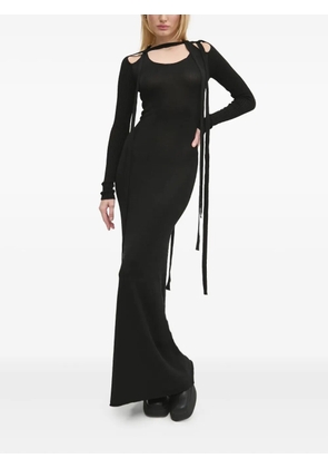 Y/Project cut-out tie maxi dress - Black