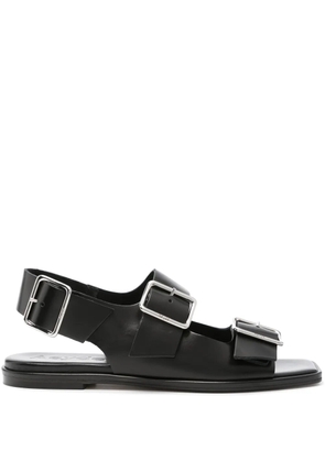 Aeyde Thekla leather sandals - Black