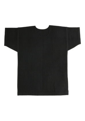 Homme Plissé Issey Miyake plissé-effect T-shirt - Black