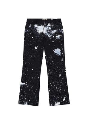 GALLERY DEPT. splatter-print trousers - Black