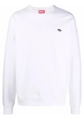 Diesel S-Rob-Doval-PJ cotton sweatshirt - White