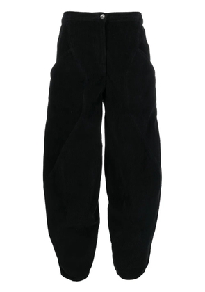 Henrik Vibskov Digi cropped corduroy trousers - Black