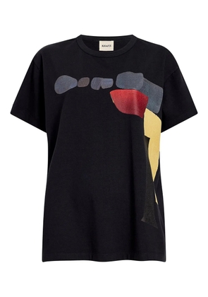 KHAITE Maeve graphic T-shirt - Black