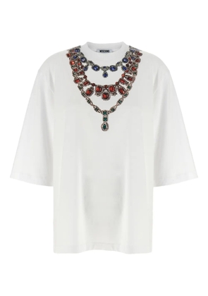 Moschino Jewel-print T-shirt - White