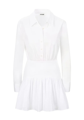 STAUD Rocco mini dress - White