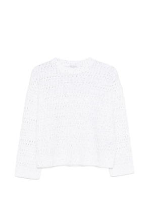 Brunello Cucinelli round-neck sweater - White