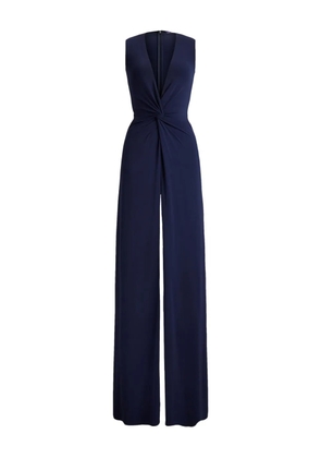 Ralph Lauren Collection twist pleated maxi evening dress - Blue