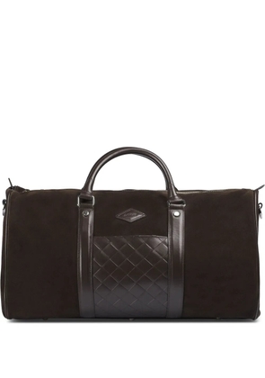 Doucal's matelassé-detail holdall - Brown