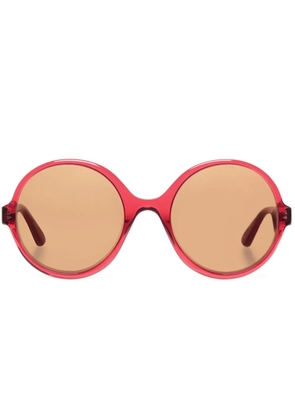 Bally round-frame sunglasses - Red