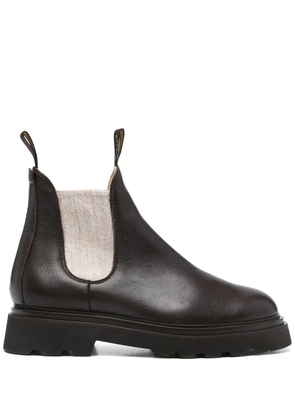 Doucal's leather Chelsea boots - Brown