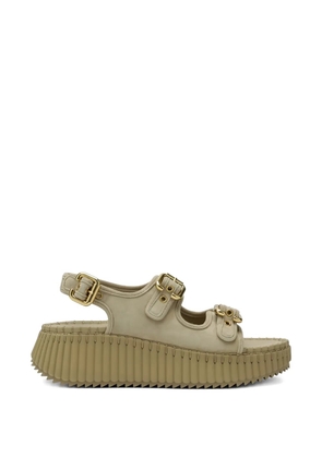 Chloé buckle-strap sandals - Green