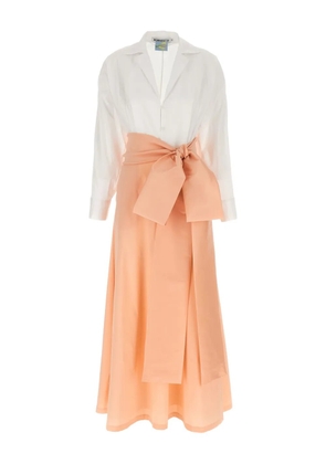 Bernadette cotton-blend dress - Orange