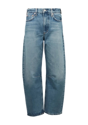 AGOLDE logo-patch jeans - Blue