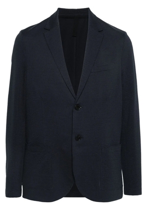 Harris Wharf London cotton-blend seersucker blazer - Blue