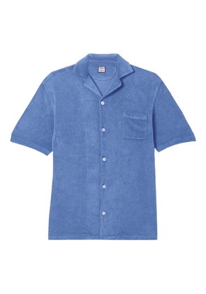 Fedeli terry-cloth shirt - Blue