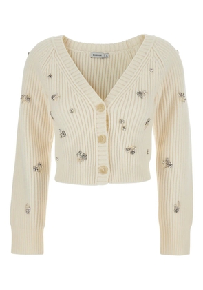 Simkhai Novah rhinestone-embellishment cardigan - Neutrals
