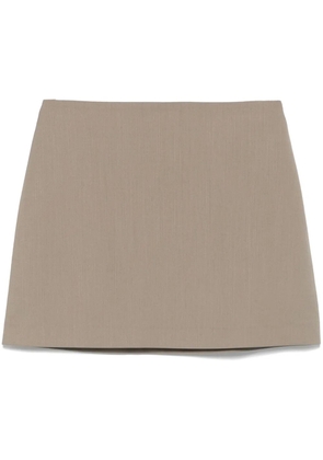 Matteau tailored mini skirt - Grey