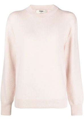 FENDI crew-neck jumper - Neutrals