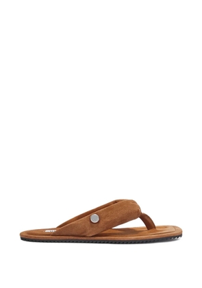 The Attico Indie thong sandals - Brown
