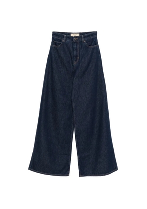 Weekend Max Mara five-pockets wide-leg jeans - Blue