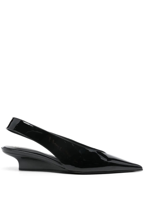 TOTEME 35mm The Wedge-Heel slingback pumps - Black