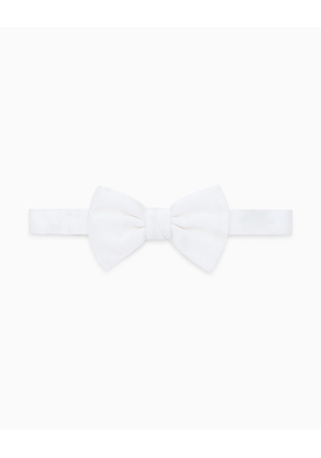 Pure silk knotted bow tie