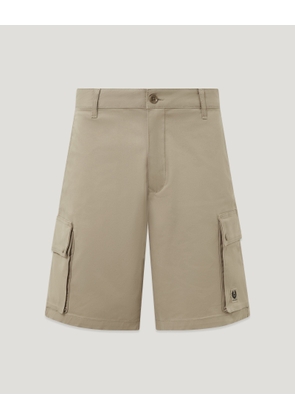 Belstaff Route Cargo Short Men's Cotton Twill Dark Sand Size 29