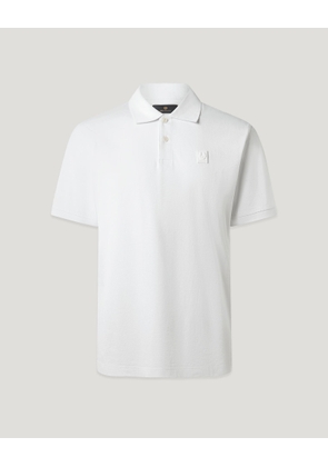 Belstaff Steel Polo Men's Cotton Jersey White Size 2XL