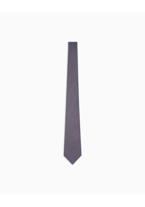 Jacquard silk tie
