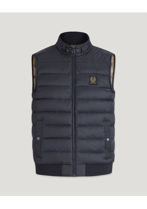 Belstaff Circuit Gilet Men's Down Filled Nylon Dark Ink Size UK 34