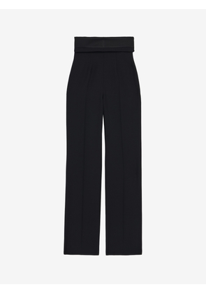 MCQUEEN - High-waisted Tailored Trousers - Item 846790QJAAC1000