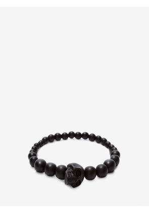 MCQUEEN - Skull Multi Beaded Bracelet - Item 858374J68AA1000