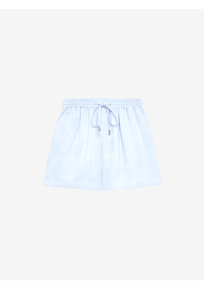 MCQUEEN - Skull Jacquard Pyjama Shorts - Item 860974QGABJ4602